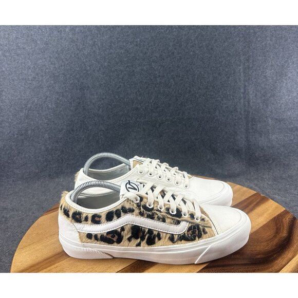 Vans X Billy's Tokyo Era CRFT Leopard Pack Marshmallow Faux Fur Men's Sz 8.5 - Picture 1 of 11